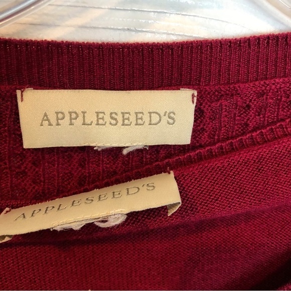 2 pc Appleseed's Cardigan and Short Sleeve Top - Picture 3 of 6